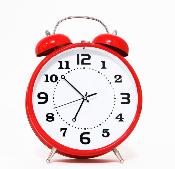 Son las siete en punto.